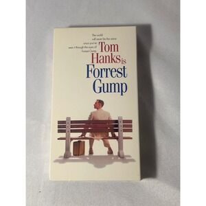 Forrest Gump‎ Tom Hanks VHS Movie Paramount Pictures 1994 PG-13 Stereo Color